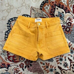 FRAME YELLOW SHORTS